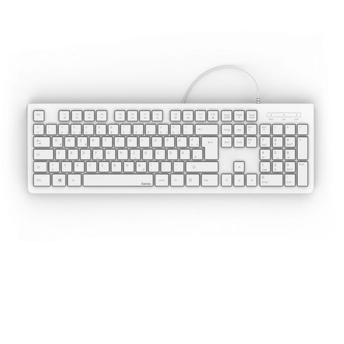 Hama tastatura KC200 Basic, bela, SRB tasteri slika 1