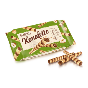 Roshen Konafetto vafel rolice s kremom od lješnjaka 140g