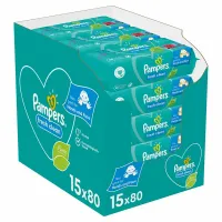 Pampers vlažne maramice fresh clean 15X80 XXL