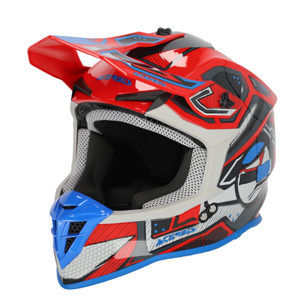Zatvorena - full face off road kaciga za motor XXL vel. Acerbis Linear 2206 - CP slika 1