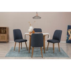 Woody Fashion Proširivi blagavaonski stol i stolice (5 komada) Gabrielle