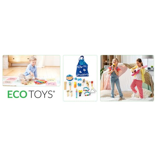 EcoToys Ruksak s Glazbenim Setom od 16 Instrumenata slika 6