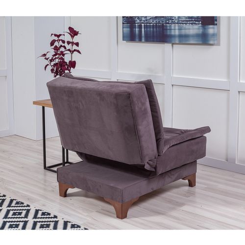 Kelebek Berjer - Anthracite Anthracite Wing Chair slika 4