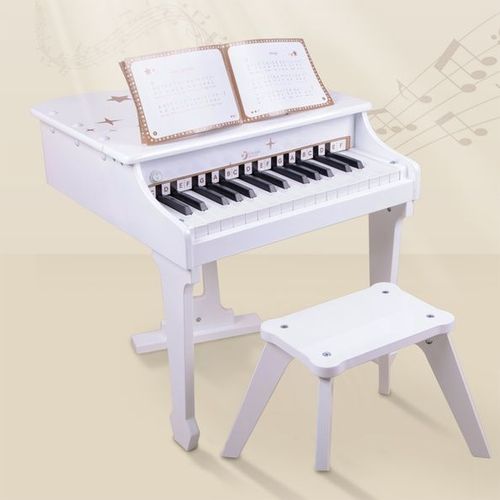 Classic World Muzička igračka Veliki Klavir Beli slika 1