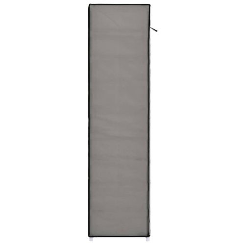 282434 Shoe Cabinet with Cover Grey 115x28x110 cm Fabric slika 24