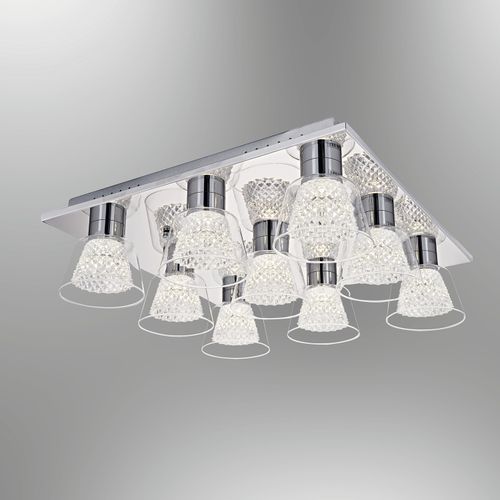 L1872 - Hromirani LED Luster slika 1