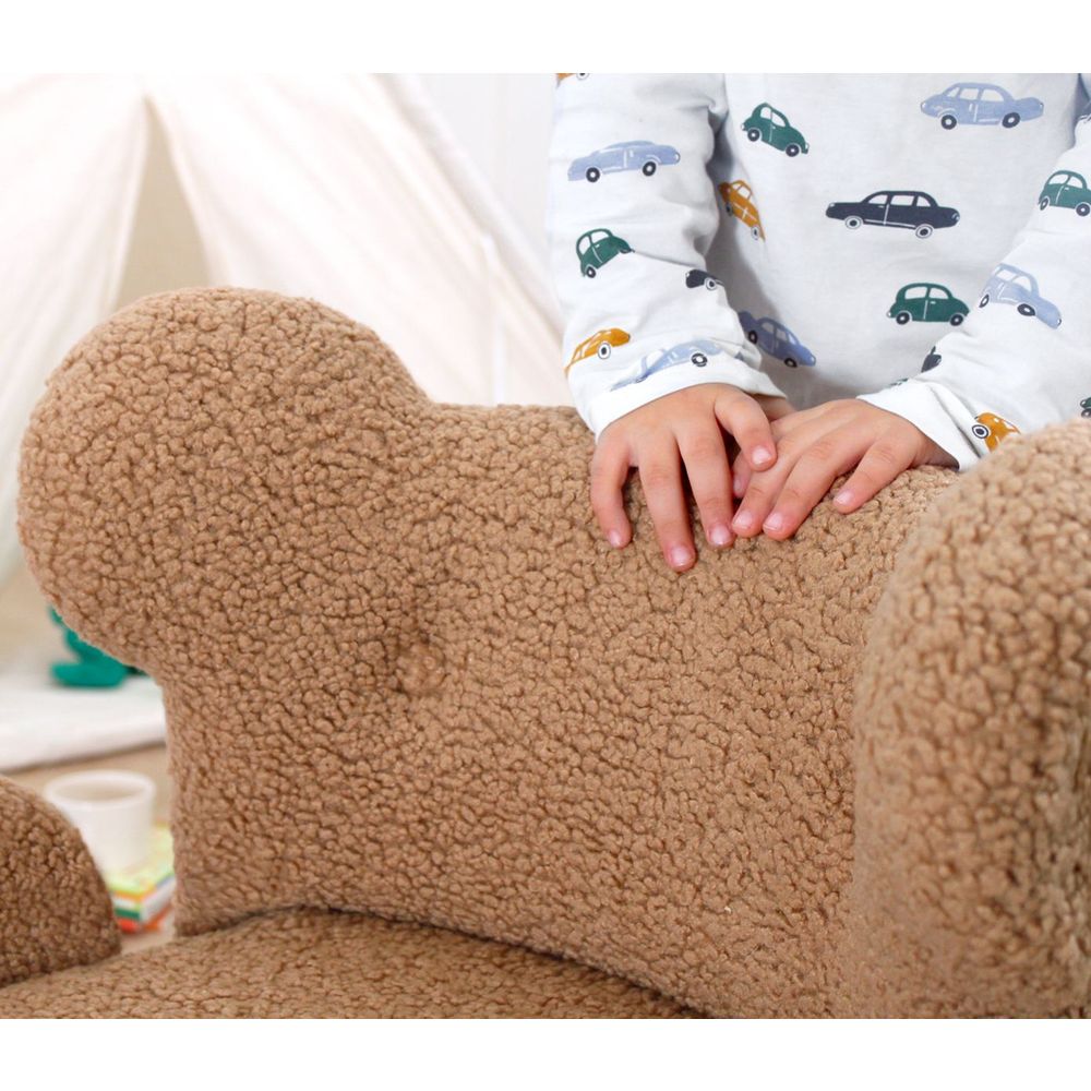 Juano Teddy - Smeđi Dječiji Wing Chair slika 4