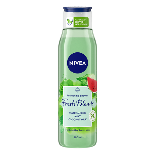 NIVEA Fresh Blends watermelon mint coconut milk gel za tuširanje 300ml slika 1