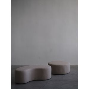 Atelier Del Sofa Tabure, Fasülye - Beige