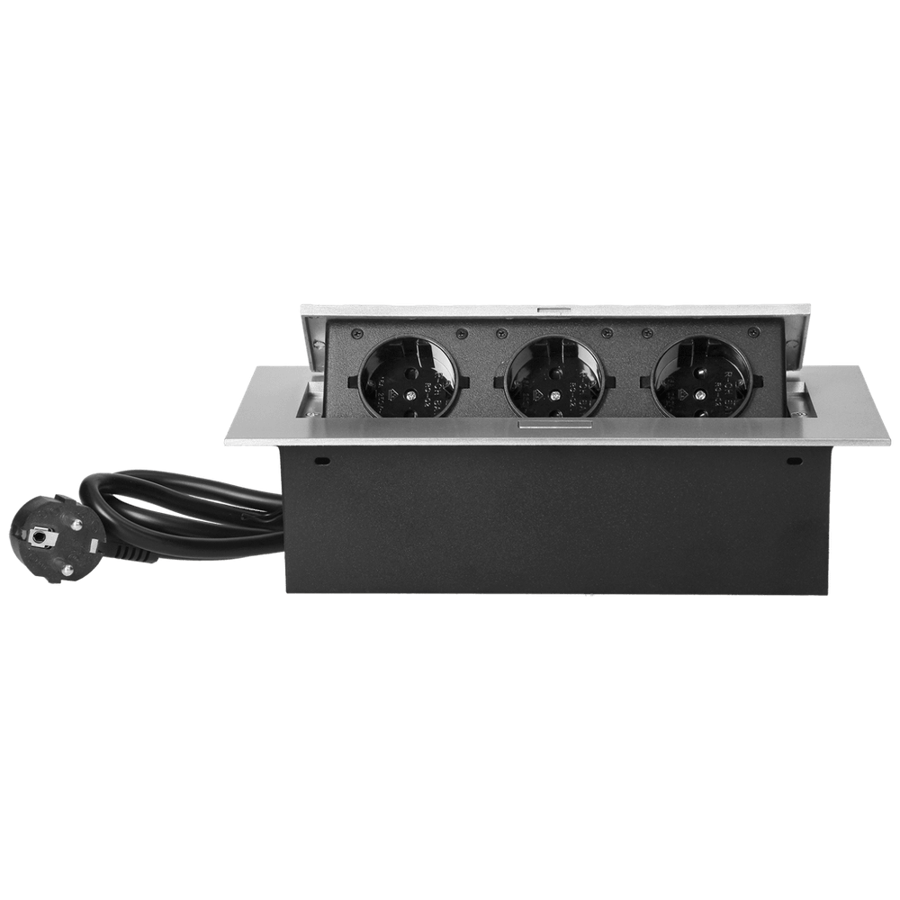 Orno Produžni kabel sa 3 x Schuko utičnice, ugradbena - OR-AE-1372(GS)/G slika 3
