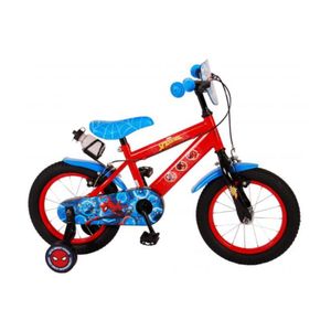 Dječji bicikl Spider-man 14" s dvije ručne kočnice crveno/plavi