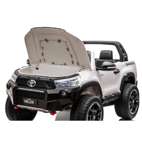 Licencirani auto na akumulator Toyota Hilux 4x4 - dvosjed - bijeli slika 5