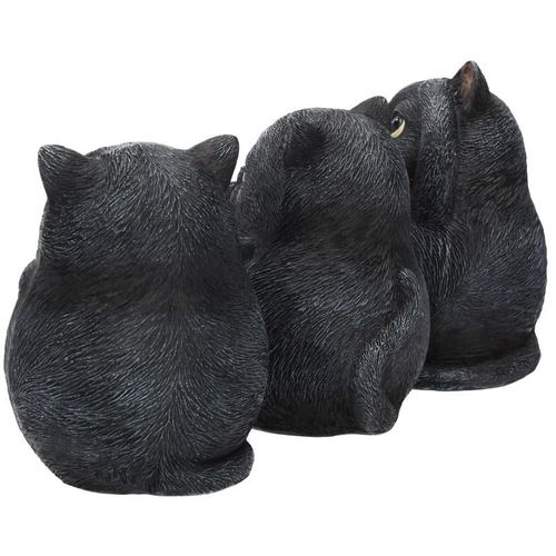 NEMESIS NOW THREE WISE FAT CATS 8.5CM slika 3