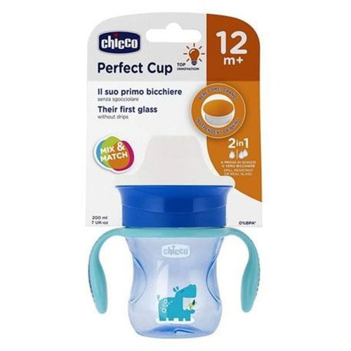 Chicco Čaša PERFECT 12m+ 200ml, Plava slika 1