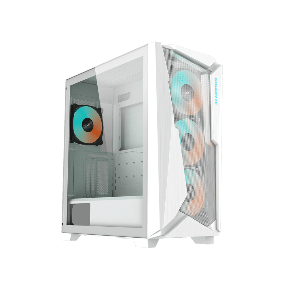 Gigabyte CASE C301G White3xARGB fans(1xRear; 3xFront)GPU H : 400mm; Dust filter slika 1