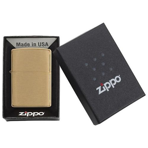 Zippo upaljač metalni na benzin 204B slika 2