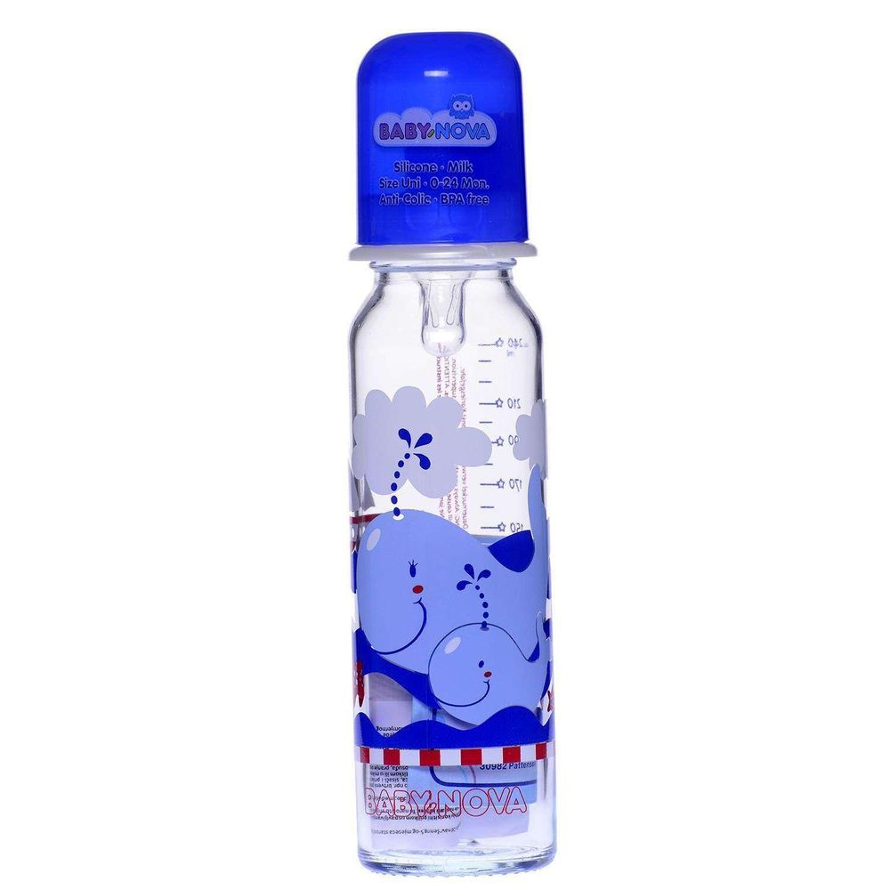 BABY NOVA BOCA STAKLO 250ML DEKOR slika 1