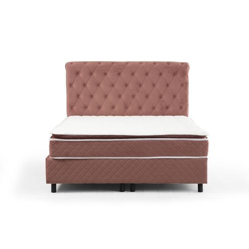 Sonata Set 90 x 190 v2 - Dusty Rose Dusty Rose Single Mattress, Base & Headboard slika 5