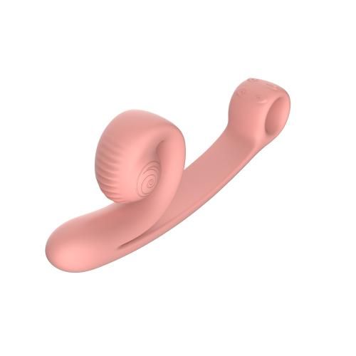 Snail Vibe Curve Duo Vibrator - Peachy Pink slika 4