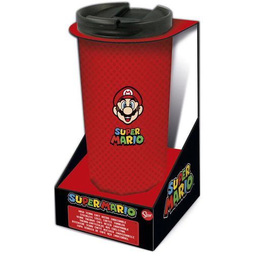 Nintendo Super Mario Bros stainless steel coffee tumbler 425ml slika 1