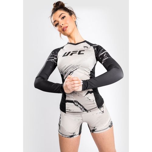 Venum UFC Authentic Fight Week 2.0 Ženski Rashguard DR Sivo/Crni M slika 1