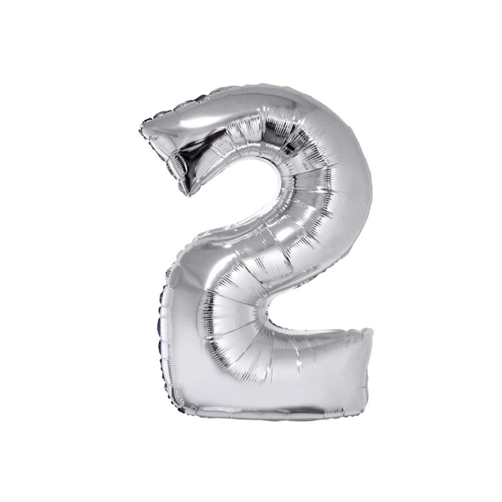 FG-C85S2 Folijski balon 2 Silver 92cm slika 1