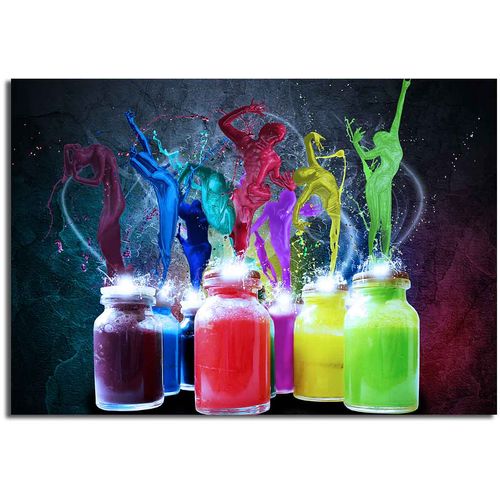 70100C-031 Multicolor Decorative Canvas Painting slika 4