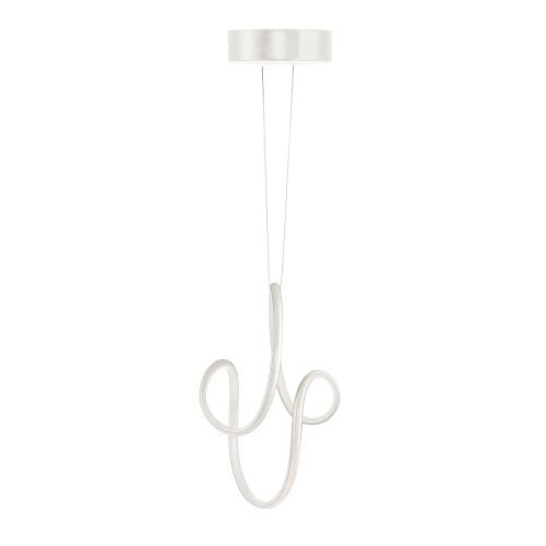 Yin Yang White - Yellow Light White Chandelier slika 5