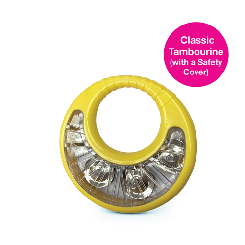 Edushape igračka Classic Tambourine - Yellow slika 5