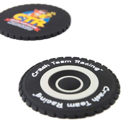 MERCHANDISE CRASH TEAM RACING TYRE COASTERS slika 2