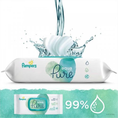 Pampers vlažne maramice  AQUA  48 kom slika 3