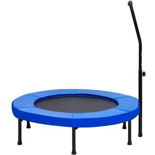 Trampolin za vježbanje s ručkom i sigurnosnim jastučićem 102 cm slika 21