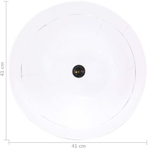 Industrijska viseća svjetiljka 25 W bijela okrugla 41 cm E27 slika 9