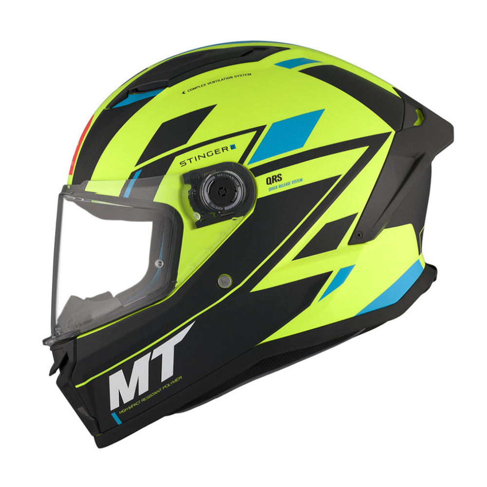 MT Helmets Stinger 2 C3 Matt Fluor slika 1