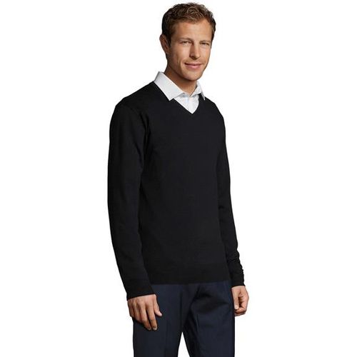 GALAXY MEN muški džemper na V izrez - Teget, XL  slika 3