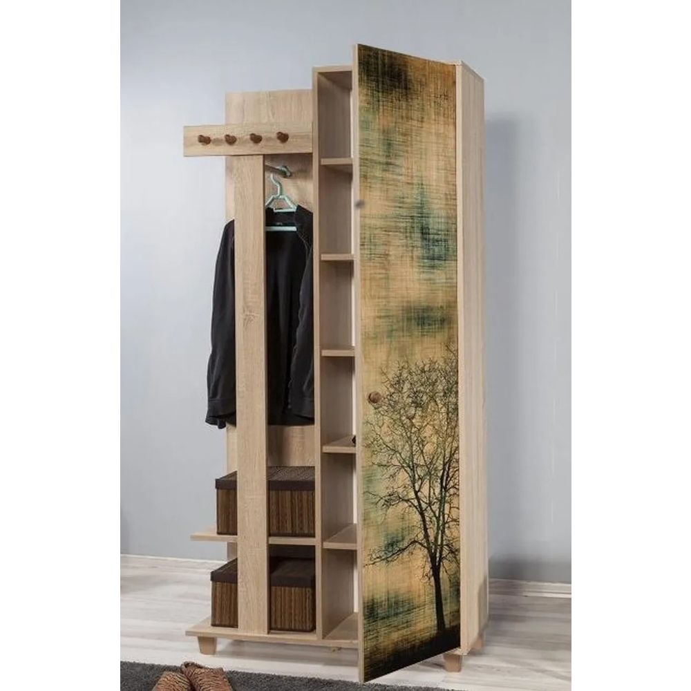 Hall Stand Garmanto 90 - Sonoma Oak slika 3