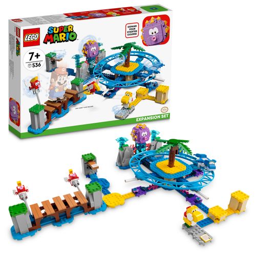 LEGO® SUPER MARIO™ 71400 big urchin u vožnji plažom slika 2