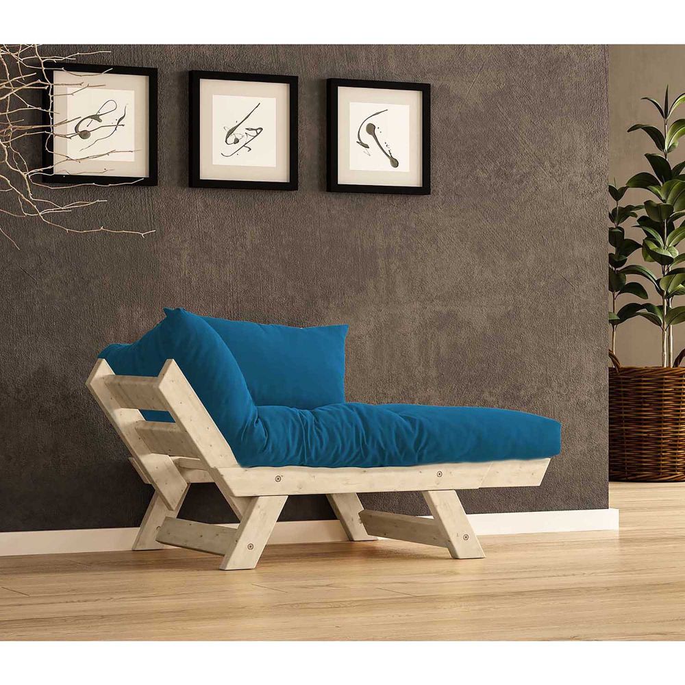 Sofa za vrt sa jednim mjestom, CPT8146-140, boje: prirodna plava slika 2