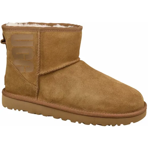 Ženske čizme Ugg Classic Mini Ugg rubber logo 1108231 CHE slika 12