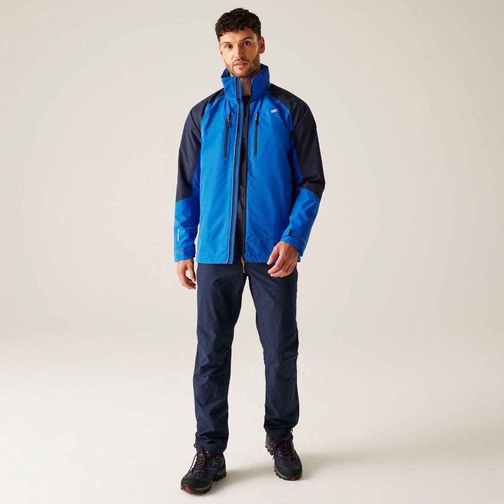 Regatta Muška jakna Calderdale VI Waterproof Olympic Blue/Navy slika 2