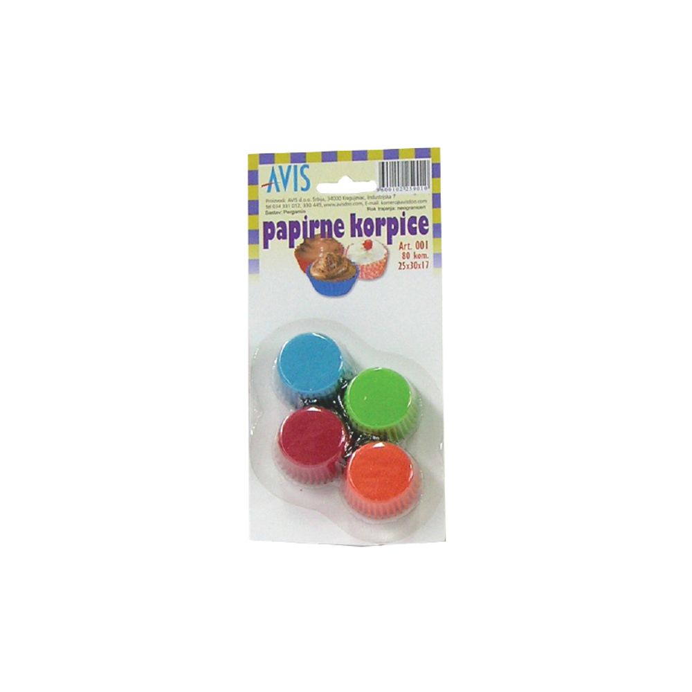 Korpica papirna br 1 blister 1/80 slika 1