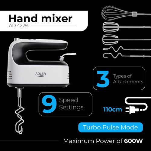 Adler Hand Mixer AD4229 slika 7