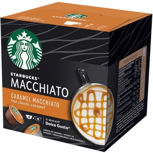 STARBUCKS Caramel Macchiato by NESCAFÉ® Dolce Gusto®, kapsule za kavu, (12 kapsula / 6 napitaka), kutija, 127,8 g slika 4