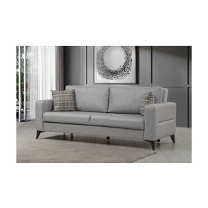 Kristal 3 - Light Grey Light Grey 3-Seat Sofa-Bed