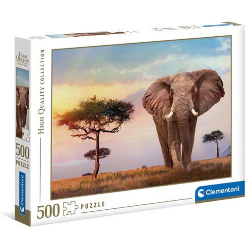 Clementoni Puzzle 500 Hqc African Sunset slika 1