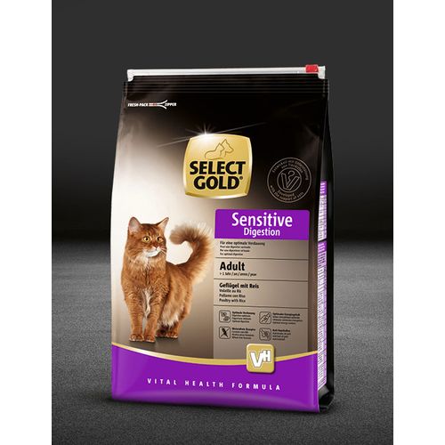 Select Gold CAT Sensitive Adult digestion živina i pirinač 7kg  slika 1