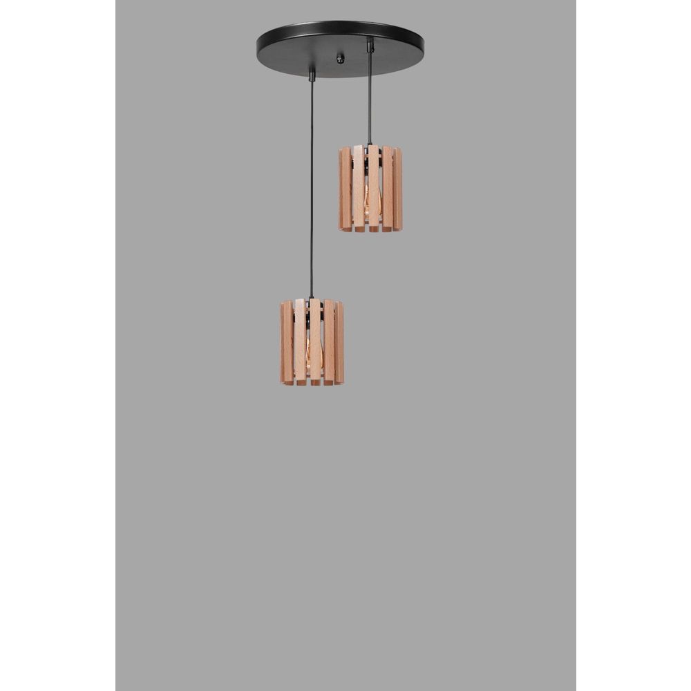 Opviq Luster 083, hrast, crna slika 3