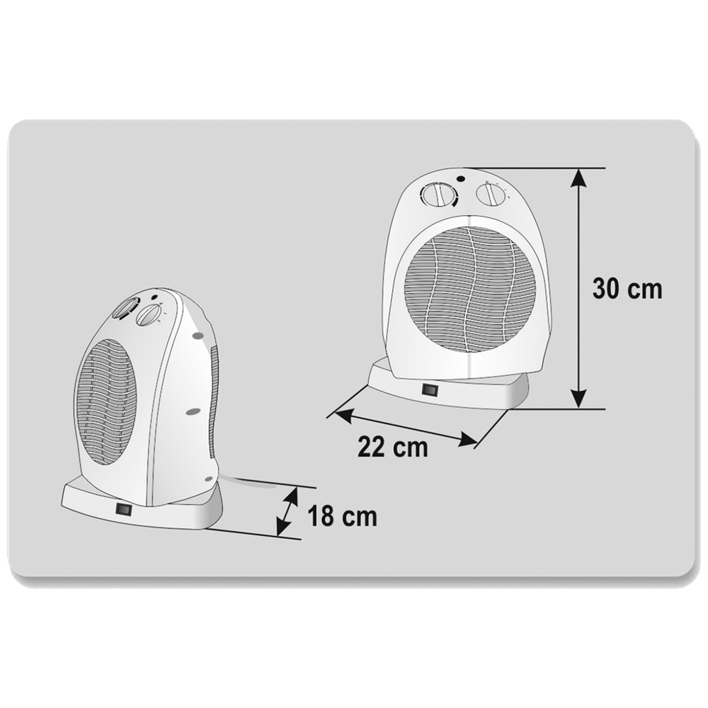 home Grijalica sa ventilatorom - FK 1/O slika 2