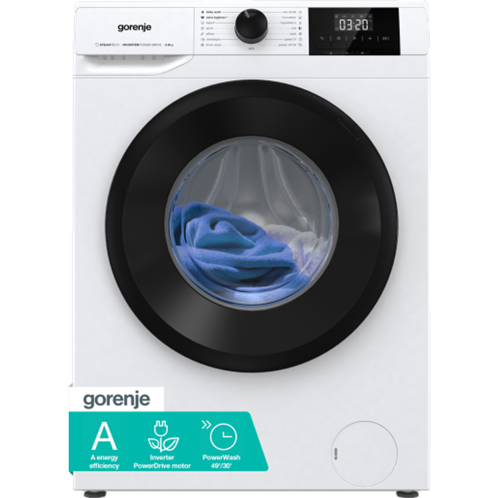Gorenje Mašina za veš W3NGPI61SAS, 6 kg / 1000 rpm slika 1