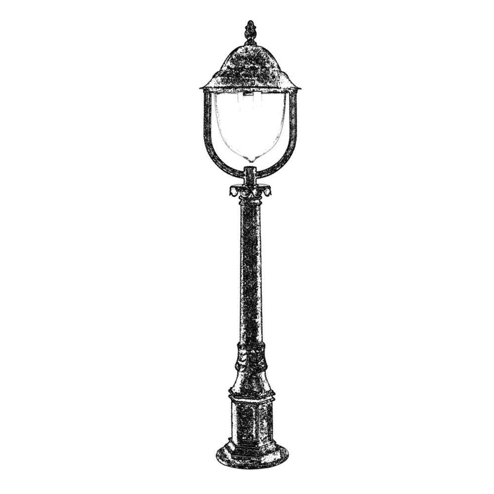BSU-68212-BKR-M2-B Braon Vanjska Podna Lampa slika 2